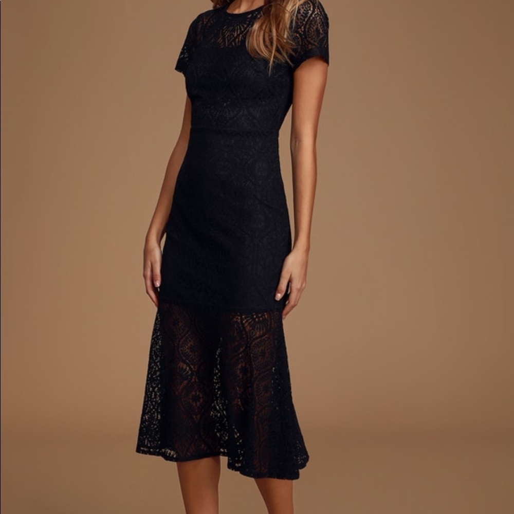 Lulus New York Minute Midi Dress